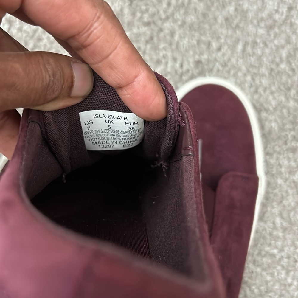 RALPH LAUREN SUEDE SNEAKERS SHOES SIZE 7 BRAND NEW - Picture 8 of 9